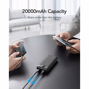 Išorinė baterija VEGER 20000 mAh PD QC3.0 2A20W L20S (VP2039PD / W2039PD) balta