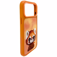 Nimmy Big Eyed Pet 2.0 Raccoon deklas iPhone 17 Pro - oranzinis