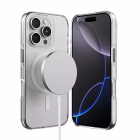 Crong Clear MAG Pro - iPhone 16 Pro MagSafe dėklas (Clear)