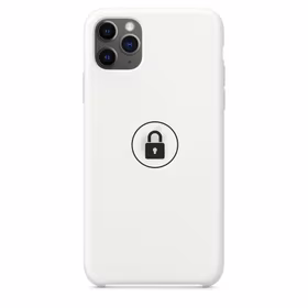 Dėklas "Silicone Case" skirtas iPhone 11 Pro / White / su įpakavimu