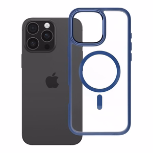 ROAR dėklas MAG BUMPER, suderinamas su MagSafe, IPHONE 16 Pro Max, tamsiai mėlynas