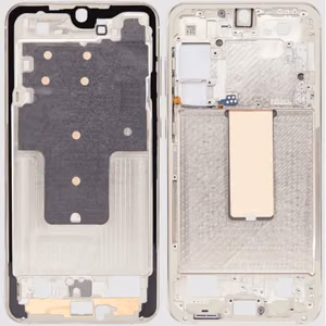 Vidurinis rėmelis Samsung S916 S23 Plus (Kreminė)