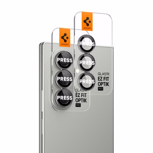 Spigen Optik Pro HD Glas.TR EZ Fit 2-jų rinkinys kameros apsauga Samsung Galaxy Z Fold 7 - juodas