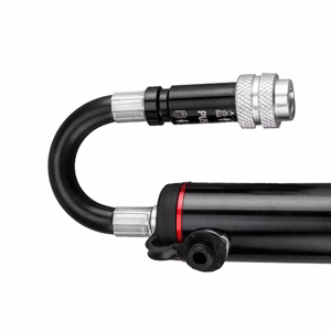 Rockbros SMART-B 150 PSI Mini Bicycle Pump for Presta and Schrader Valves - Black