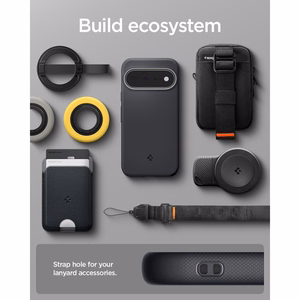 Juodas „Spigen Nano Pop Mag“ dėklas su „MagSafe“, skirtas Google Pixel 11