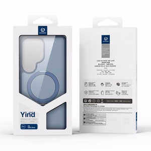 Dėklas Dux Ducis Yind Magnetic Stand Samsung S948 S26 Ultra tamsiai mėlynas
