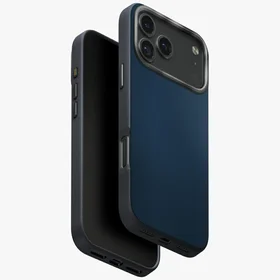 Uniq Lyden DS Dėklas telefonui iPhone 17 Pro Max Magnetinis įkrovimas - Mėlynas ir Juodas
