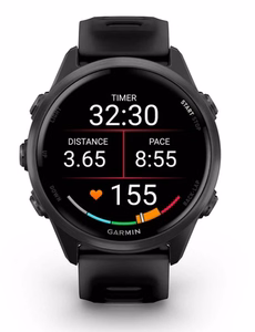 Garmin Forerunner 570 3,05 cm (1.2") AMOLED 42 mm Skaitmeninis 390 x 390 pikseliai Lietimui jautrus ekranas Juoda „Wi-Fi“ GPS (palydovinis)