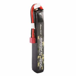 „Gens Ace“ 25C 1500 mAh 3S1P 11,1 V „Airsoft“ ginklo LiPo baterija su T tipo jungtimi