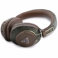 Guess Triangle Logo Bluetooth ENC ausinės ant ausų rudas