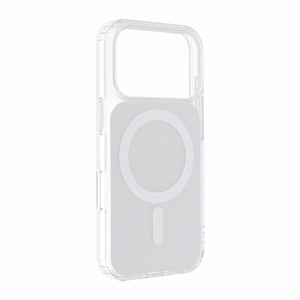 Case for iPhone 17 Pro Max / 18 Pro Max (low camera edge) Clear Fusion Mag Cover compatible with MagSafe white