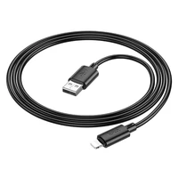 Kabelis USB A į Lightning Hoco 2,4A 1 m X88 juodas