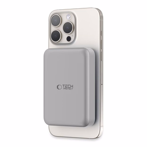 Išorinė baterija Tech-Protect PB11 LifeMag MagSafe 10000 mAh - titano
