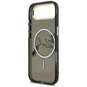 Karl Lagerfeld IML Choupettes Karl Script Logo MagSafe iPhone Air Dėklas - juodas