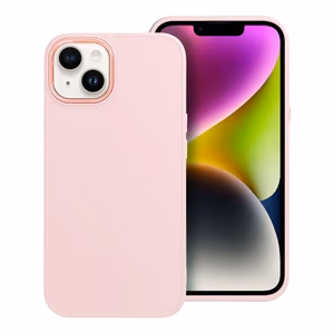 Чехол для iPhone 13 Frame пудрово-розовый