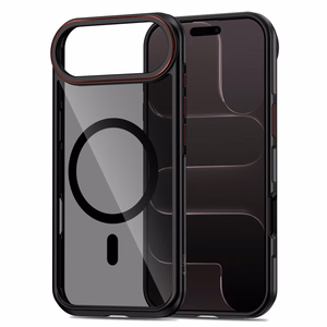 Tech-Protect MagHybrid MagSafe dėklas iPhone Air juodas ir raudonas