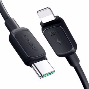 Joyroom Multi-Color Series A14 USB-C/ Lightning кабель 20W 1.2 m - чёрный