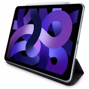 Guess GUFC13RM24PS4SGK iPad Air 13" 2024 juodas/juodas Magnetinis 4G Didelis Logotipas