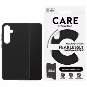 CARE by PanzerGlass Mados QI dėklas Samsung Galaxy S24+ - juodas
