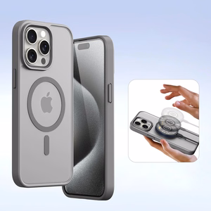 Dux Ducis Lawa odinis dėklas telefonui iPhone 15 Pro Max - pilkas
