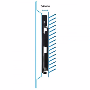 Esperanza PERSES 127 cm (50") Juoda