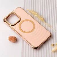 Circle Glam Magnetinis dėklas telefonui iPhone 14 Pro 6,1" rožinis