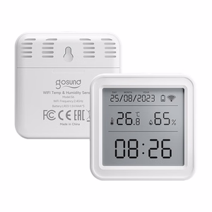 Zigbee Gosund ST17 LCD išmanusis temperatūros ir drėgmės jutiklis Tuya