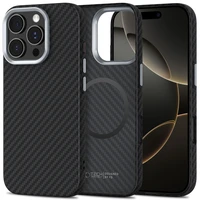 Tech-Protect Ion Carbon Magnetinis dėklas telefonui iPhone 16 Pro Max - juodas/pilkas