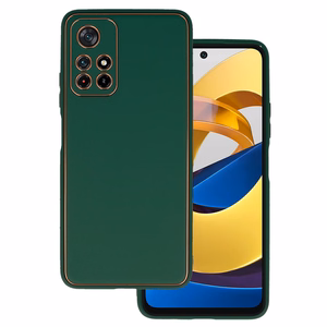 TEL PROTECT Luxury dėklas telefonui Xiaomi Redmi Note 11 5G/Note 11S 5G/Poco M4 Pro 5G tamsiai žalias