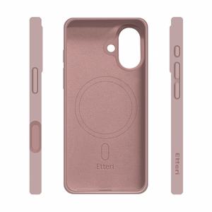 Etteri Silikoninis Mag dėklas for iPhone 17 šviesiai rožinis