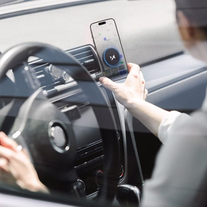 Wozinsky magnetinis automobilio prietaisų skydelio laikiklis su lipniu pagrindu juodas