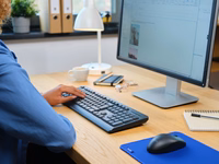 Trust Primo - komplektas (belaidė klaviatūra + belaidė pelė), juodos spalvos