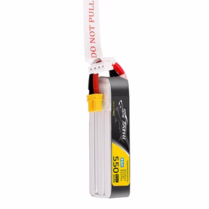 „Tattu 3s“ 550 mAh 95C 11,4 V HV LiPo akumuliatorius su XT30 kištuku ir „Long-Pack“ jungtimi