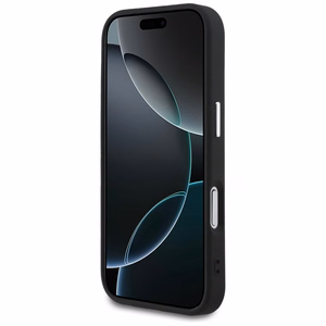 Guess Classic Logo Magnetinis dėklas telefonui iPhone 17 Pro - juodas