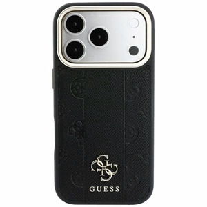 Dėklas, skirtas IPHONE 18 Pro/17 Pro suderinamas su „MagSafe“ (Stripe Peony 4G Logo) (spalva: juoda)