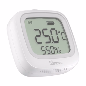 ZigBee LCD temperatūros ir drėgmės jutiklis Sonoff SNZB-02WD