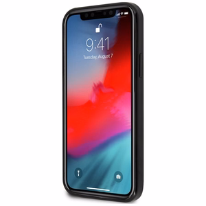 Guess Marble dėklas telefonui iPhone 12 mini - juodas