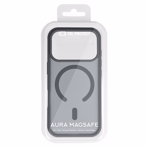 Tel Protect Aura Matte Magsafe dėklas Iphone 17 Pro, plieno pilkas