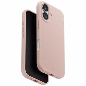 Uniq Lino dėklas telefonui iPhone 17 Magclick įkrovimas - rožinis