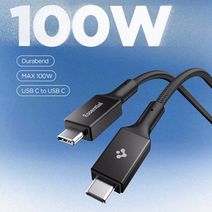 Spigen EB10010CC 100W 100 cm laidas - Juodas