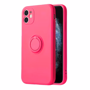 Vennus silikoninis žiedas Iphone 12 Pro Max rožinis