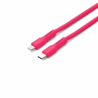 COLORUM laidas USB-C - Lightning 1,8m 2,4A CK12-CL-02 xMagenta