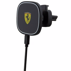 Ferrari беспроводная зарядка FECHMGLK 15Вт для решётки чёрный/чёрный 2023 Collection MagSafe