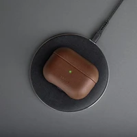 Uniq Terra natūralios odos dėklas AirPods Pro - alyvuogių