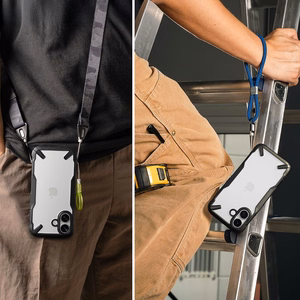 Ringke Fusion X dėklas iPhone 17 - juodas