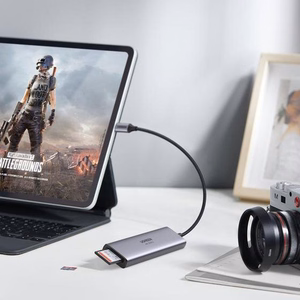 Ugreen daugiafunkcis HUB USB Type C - 3x USB 3.2 Gen 1 / HDMI 4K 60Hz / SD ir TF kortelių skaitytuvas pilkas (60383 CM511)