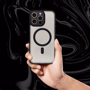 VARIETE MAG COVER magnetinis dėklas telefonui, suderinamas su MagSafe, skirtas IPHONE 13 PRO, juodas