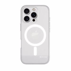 Incase Slim Case dėklas su MagSafe, skirtas iPhone 16 Pro, skaidrus
