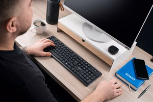 Savio KB-02 klaviatūra namai/biuras USB QWERTY juoda