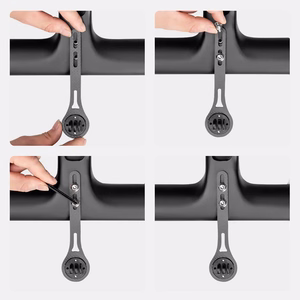 Rockbros FK-307S nailoninis dviračio kompiuterio laikiklis – juodas